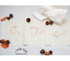 Stickserie - Flower Swirls Line Art